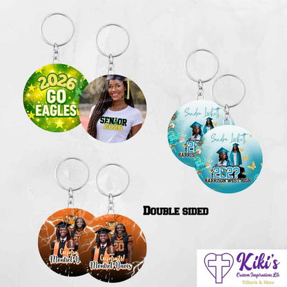 Custom Personalized Graduation Keychains – Double Sided Keepsake Gift