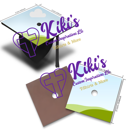 Grad Cap Topper Template - Kiki's Custom Inspirations