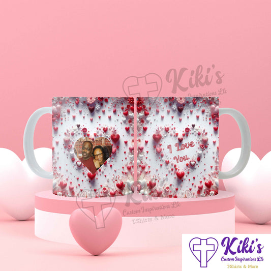 Heart Mug (Personalize) - Kiki's Custom Inspirations Drinkware