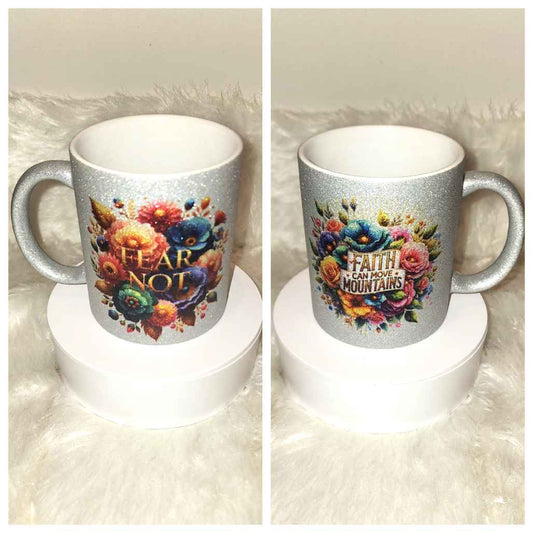 Inspirational Glitter Mugs - Kiki's Custom Inspirations Drinkware