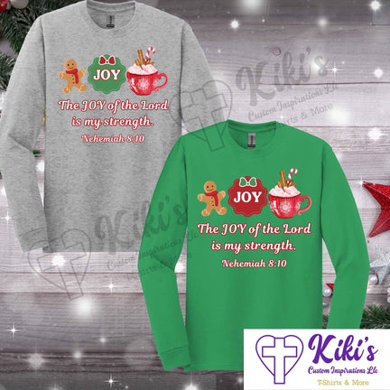 Joy Shirts - Kiki's Custom Inspirations Long Sleeve
