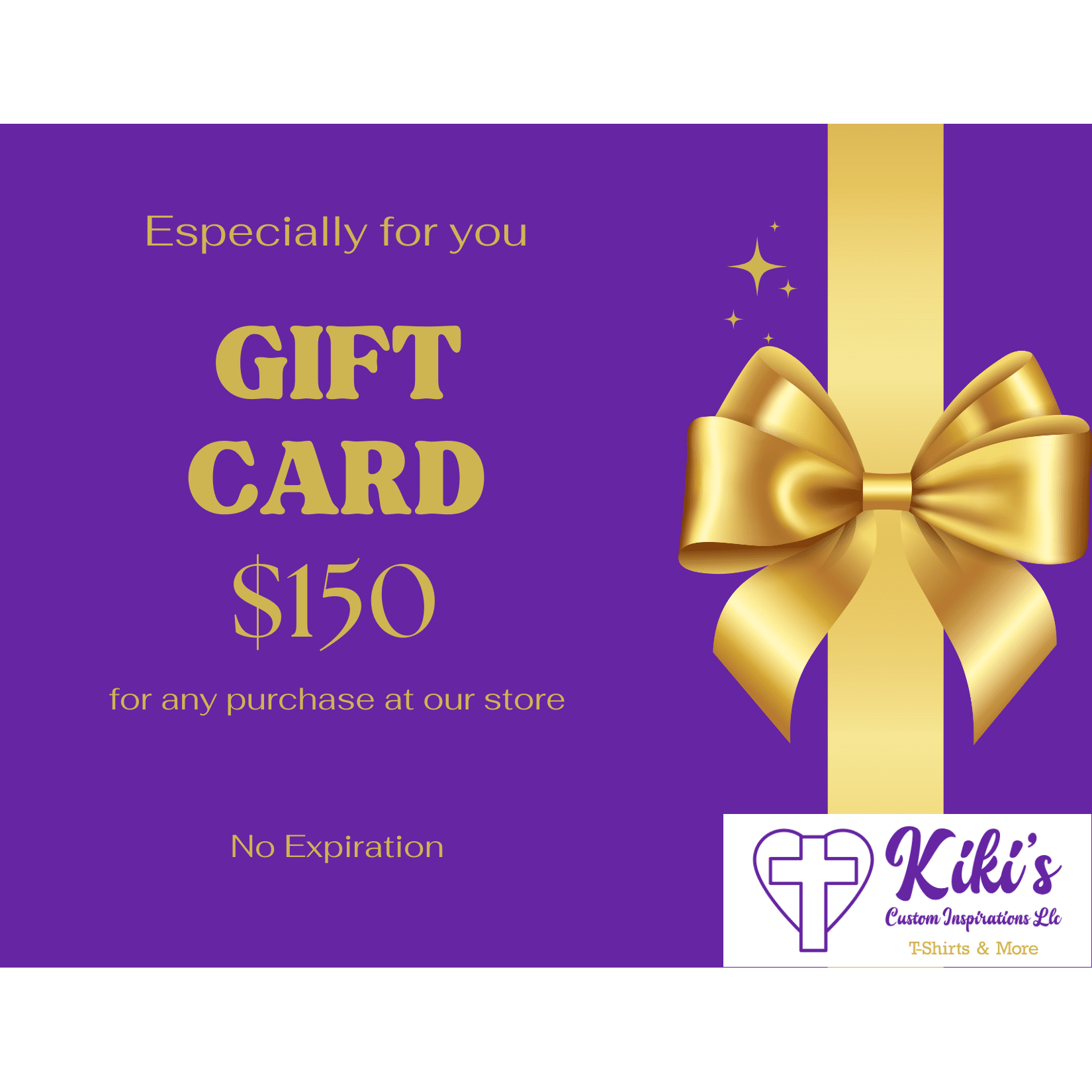 Kiki's Custom Inspirations Gift Card - Kiki's Custom Inspirations Gift Card