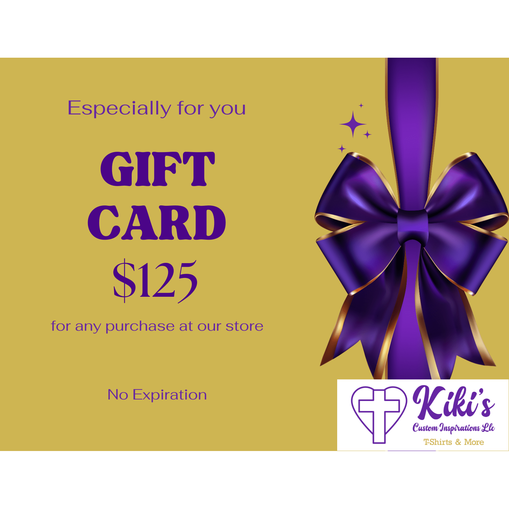 Kiki's Custom Inspirations Gift Card - Kiki's Custom Inspirations Gift Card