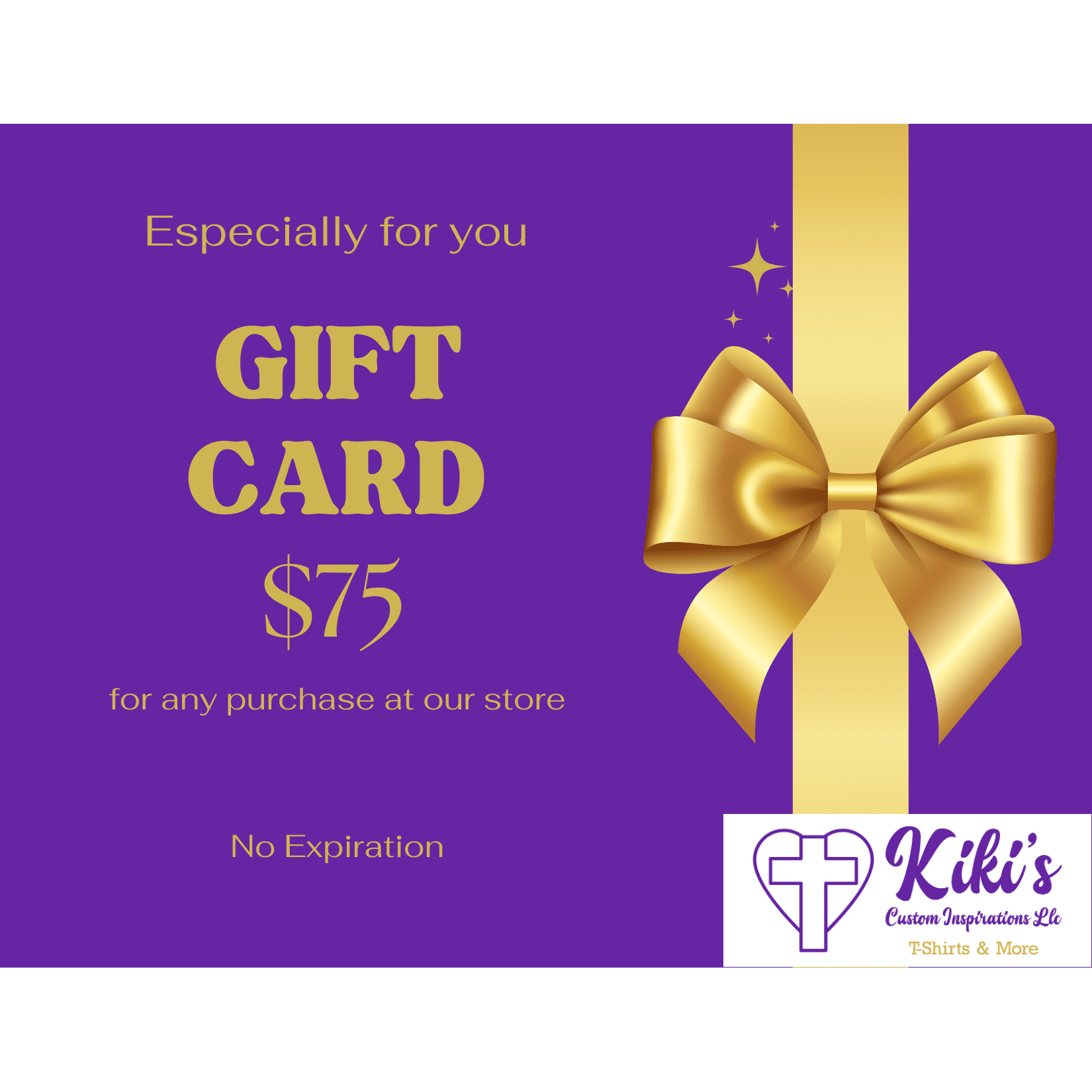 Kiki's Custom Inspirations Gift Card - Kiki's Custom Inspirations Gift Card