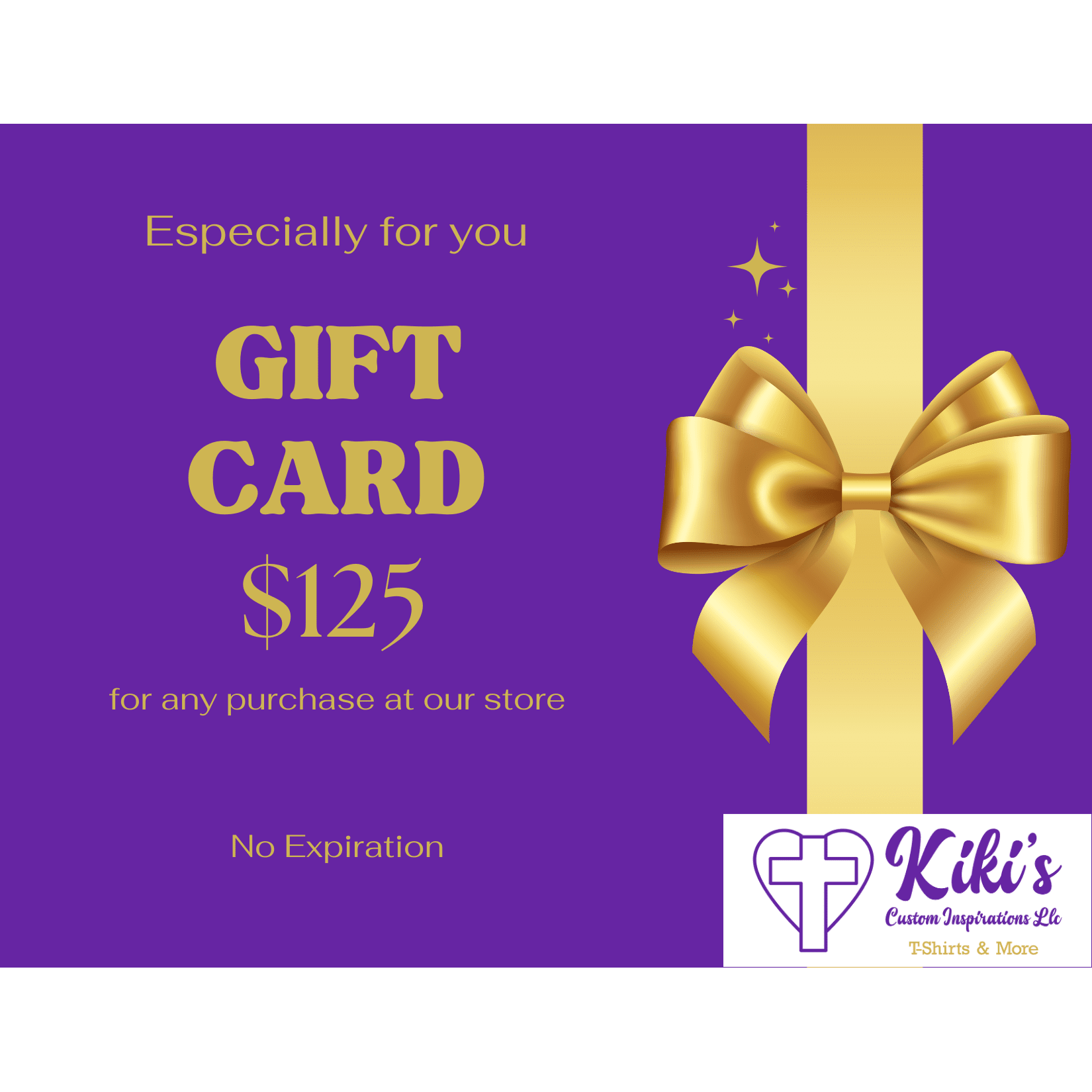Kiki's Custom Inspirations Gift Card - Kiki's Custom Inspirations Gift Card