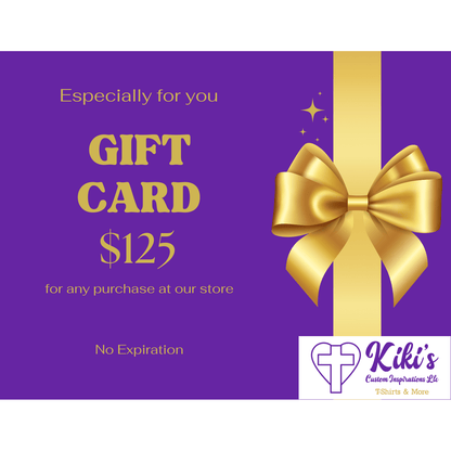 Kiki's Custom Inspirations Gift Card - Kiki's Custom Inspirations Gift Card
