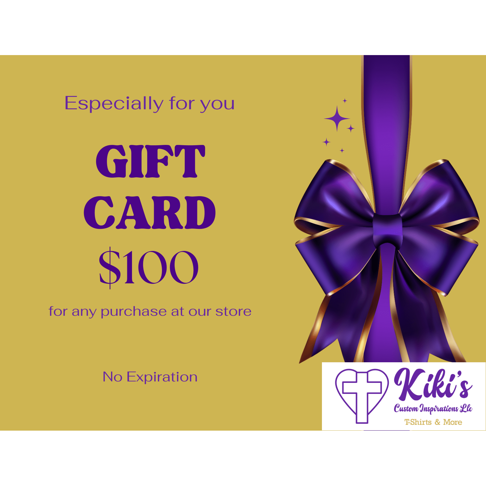 Kiki's Custom Inspirations Gift Card - Kiki's Custom Inspirations Gift Card