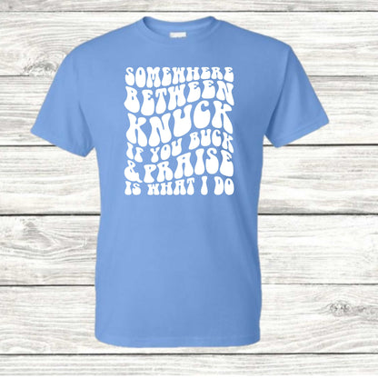 Knuck & Praise T-Shirt - Kiki's Custom Inspirations DTF T-Shirt, Vinyl T-Shirt
