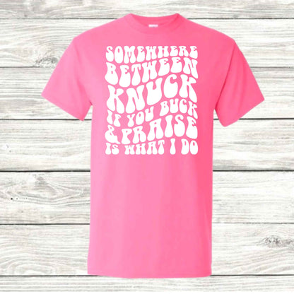 Knuck & Praise T-Shirt - Kiki's Custom Inspirations DTF T-Shirt, Vinyl T-Shirt