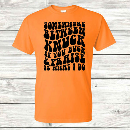 Knuck & Praise T-Shirt - Kiki's Custom Inspirations DTF T-Shirt, Vinyl T-Shirt