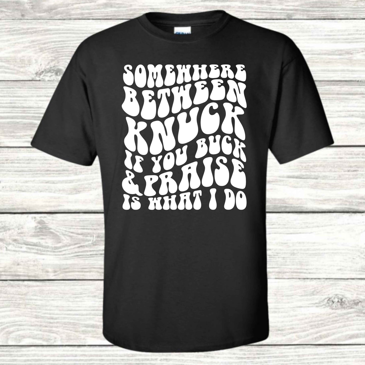 Knuck & Praise T-Shirt - Kiki's Custom Inspirations DTF T-Shirt, Vinyl T-Shirt