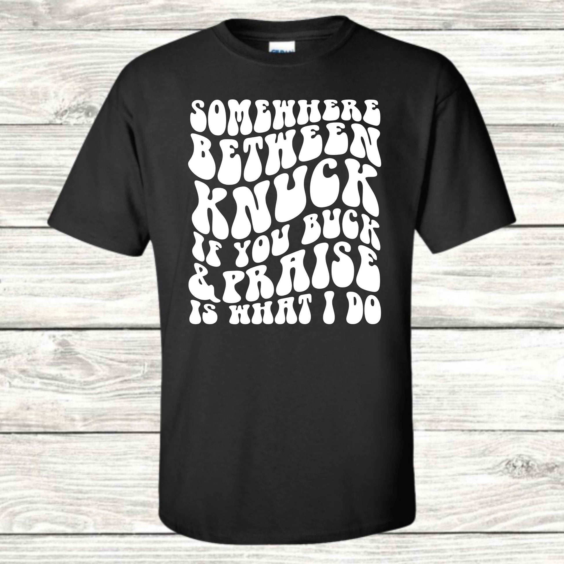 Knuck & Praise T-Shirt - Kiki's Custom Inspirations DTF T-Shirt, Vinyl T-Shirt