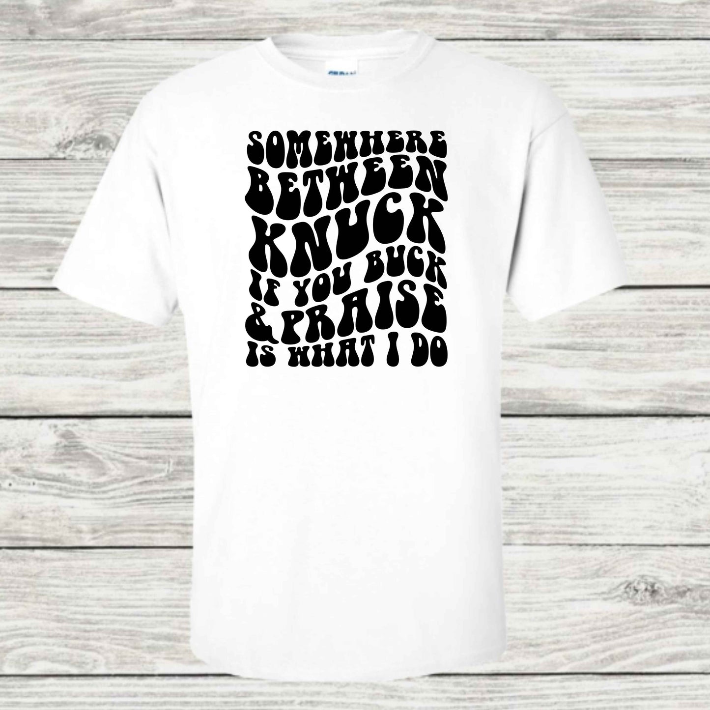 Knuck & Praise T-Shirt - Kiki's Custom Inspirations DTF T-Shirt, Vinyl T-Shirt