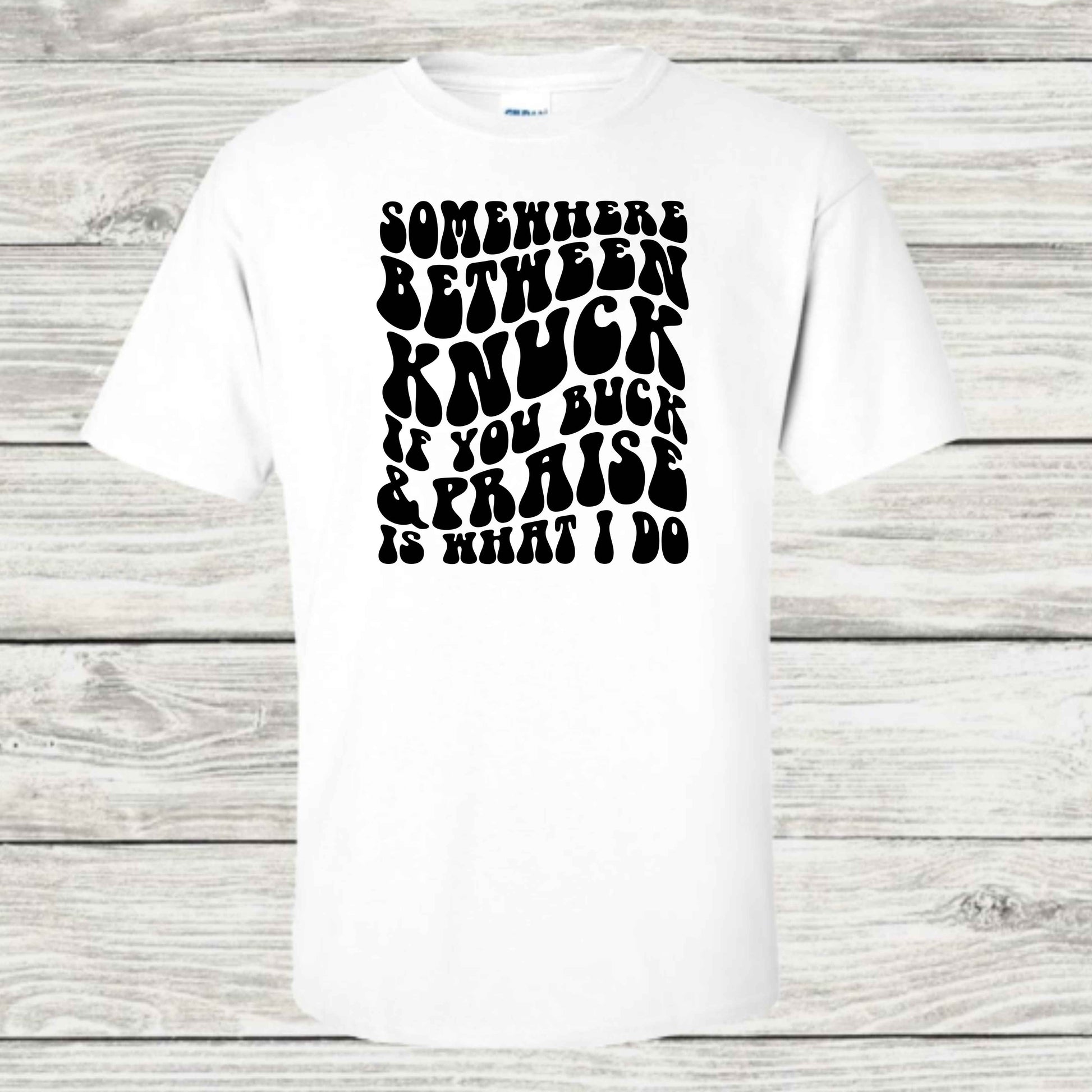 Knuck & Praise T-Shirt - Kiki's Custom Inspirations DTF T-Shirt, Vinyl T-Shirt