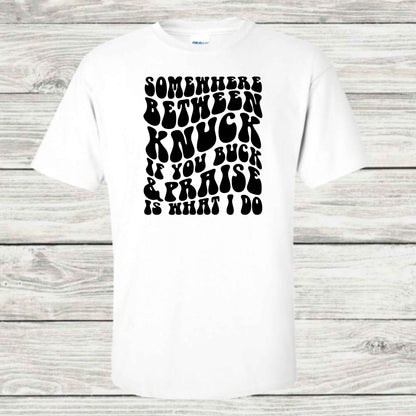 Knuck & Praise T-Shirt - Kiki's Custom Inspirations DTF T-Shirt, Vinyl T-Shirt