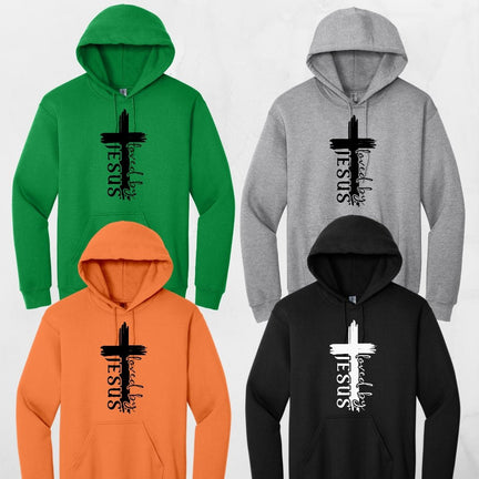 Loved by Jesus Hoodies - Kiki's Custom Inspirations Hoodie