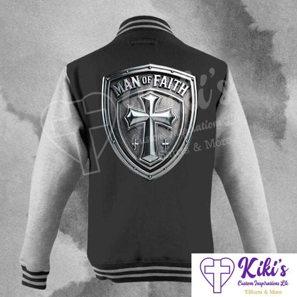 Man of Faith Jacket - Kiki's Custom Inspirations DTF Jacket