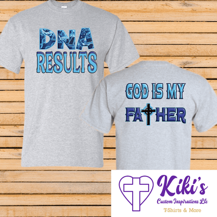 Men's DNA Results T-Shirt - Kiki's Custom Inspirations T-Shirt