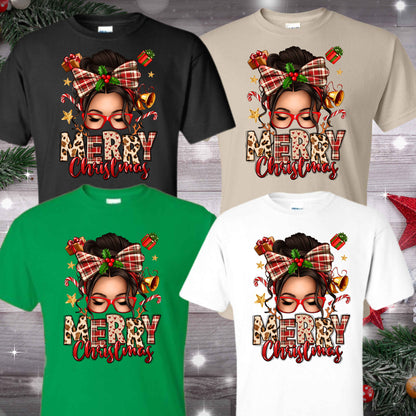 Merry Christmas Apparel - Kiki's Custom Inspirations T-Shirt, Long Sleeve, Sweatshirt