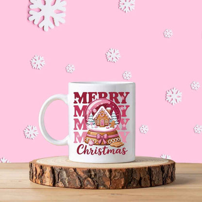 Merry Christmas Snow Globe Apparel & Mug Bundle - Kiki's Custom Inspirations T-Shirt, Long Sleeve, Sweatshirt, Mug