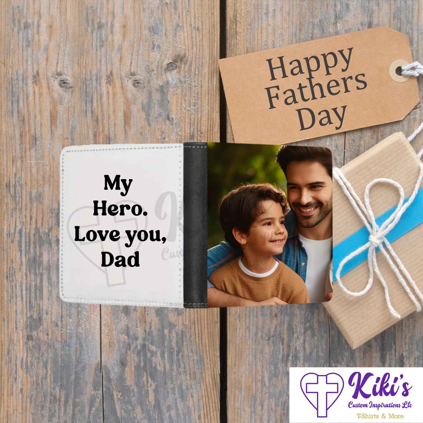 Personalized Men's Wallet - Kiki's Custom Inspirations Wallet