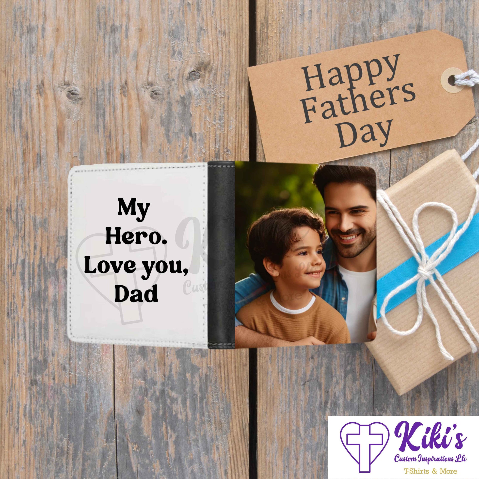 Personalized Men's Wallet - Kiki's Custom Inspirations Wallet