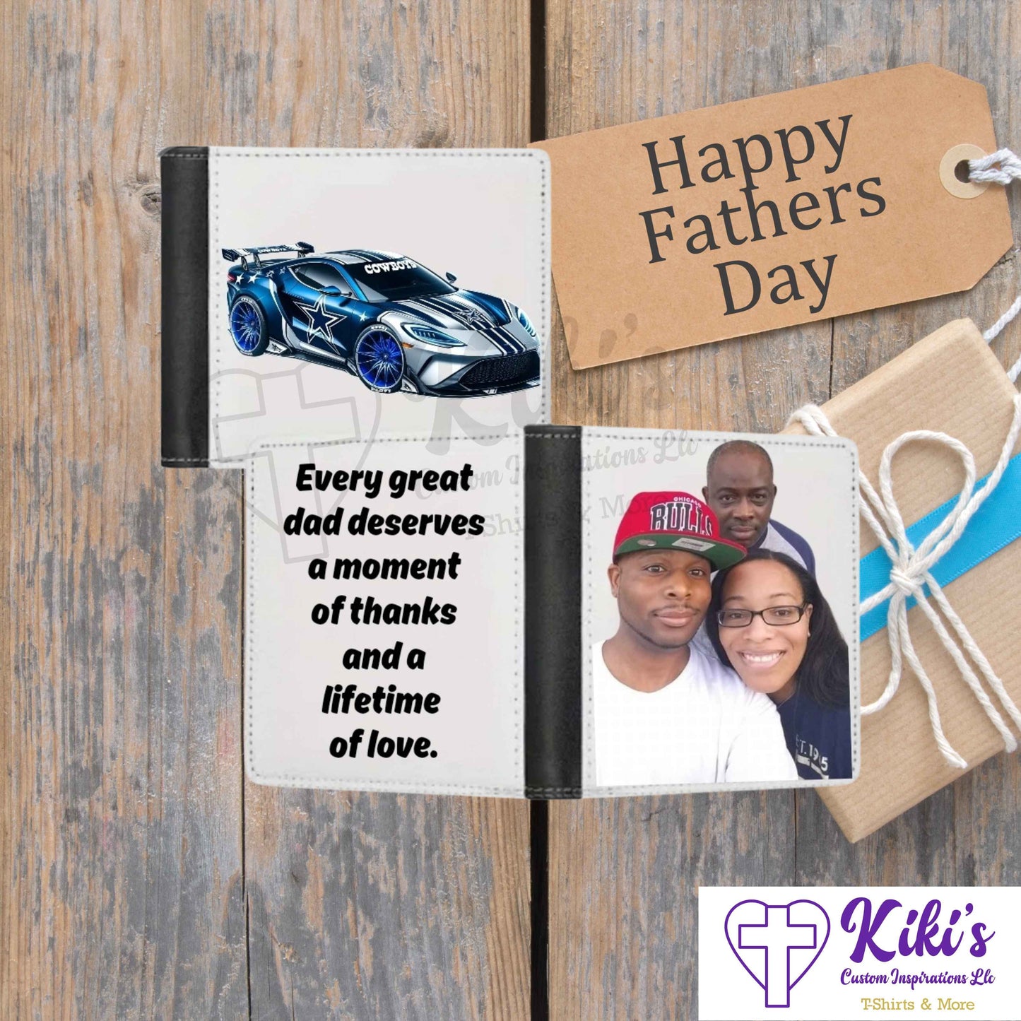 Personalized Men's Wallet - Kiki's Custom Inspirations Wallet