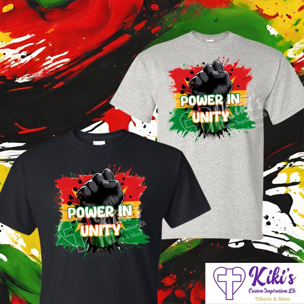 Power in Unity T-Shirt - Kiki's Custom Inspirations DTF T-Shirt