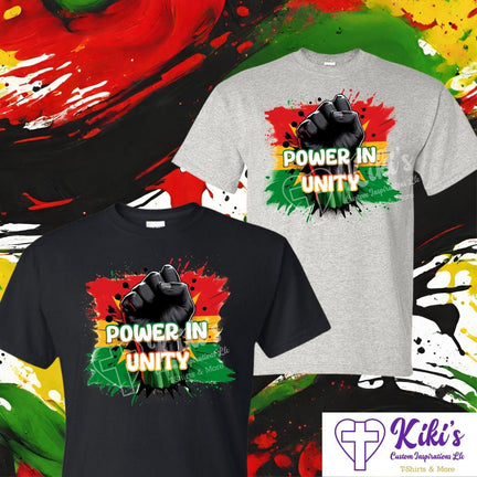 Power in Unity T-Shirt - Kiki's Custom Inspirations DTF T-Shirt