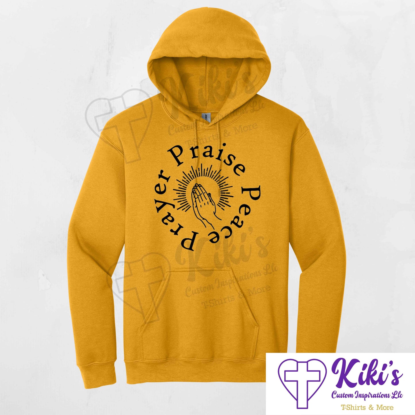 Prayer Praise Peace Apparel - Kiki's Custom Inspirations T-Shirt, Hoodie