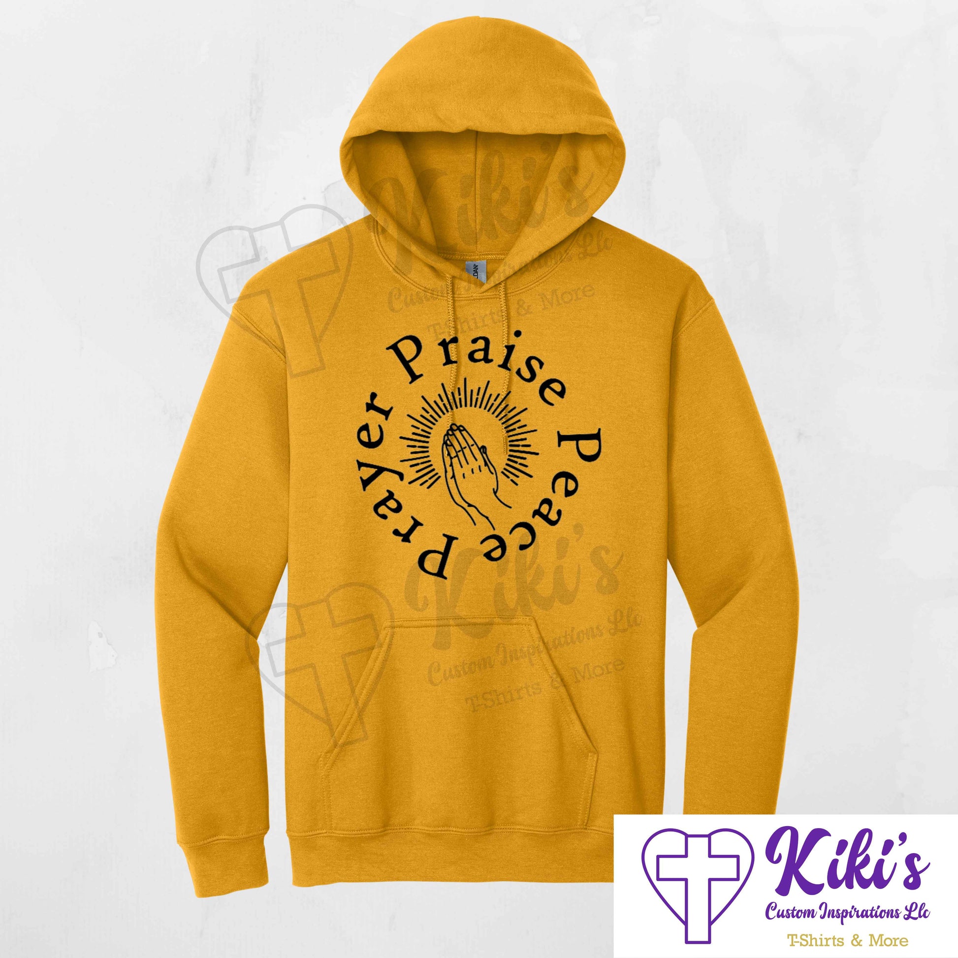 Prayer Praise Peace Apparel - Kiki's Custom Inspirations T-Shirt, Hoodie