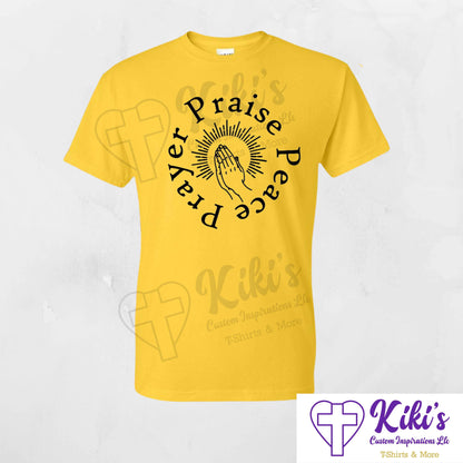 Prayer Praise Peace Apparel - Kiki's Custom Inspirations T-Shirt, Hoodie