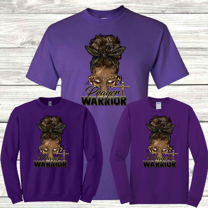 Prayer Warrior Apparel - Kiki's Custom Inspirations T-Shirt, Long Sleeve, Sweatshirt