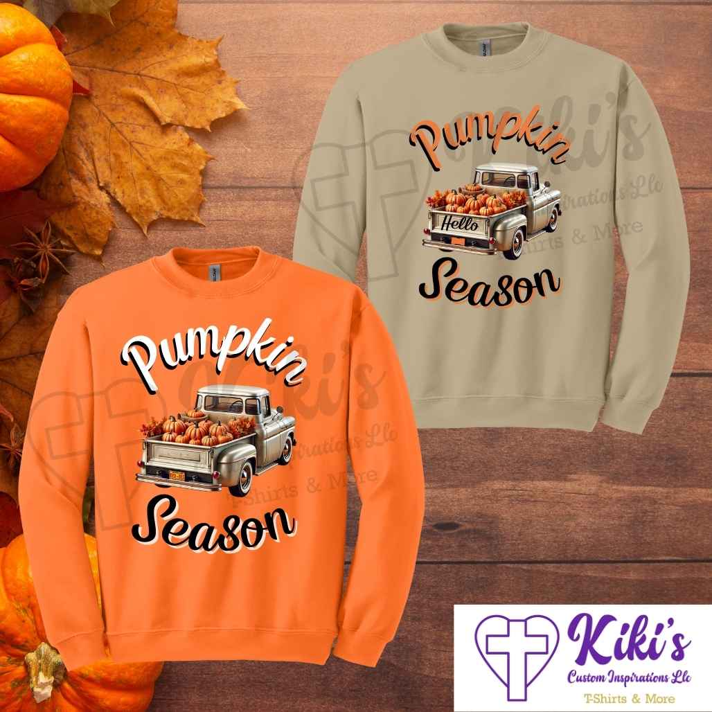 Pumpkin Season Sweatshirts - Kiki's Custom Inspirations Sweatshirt