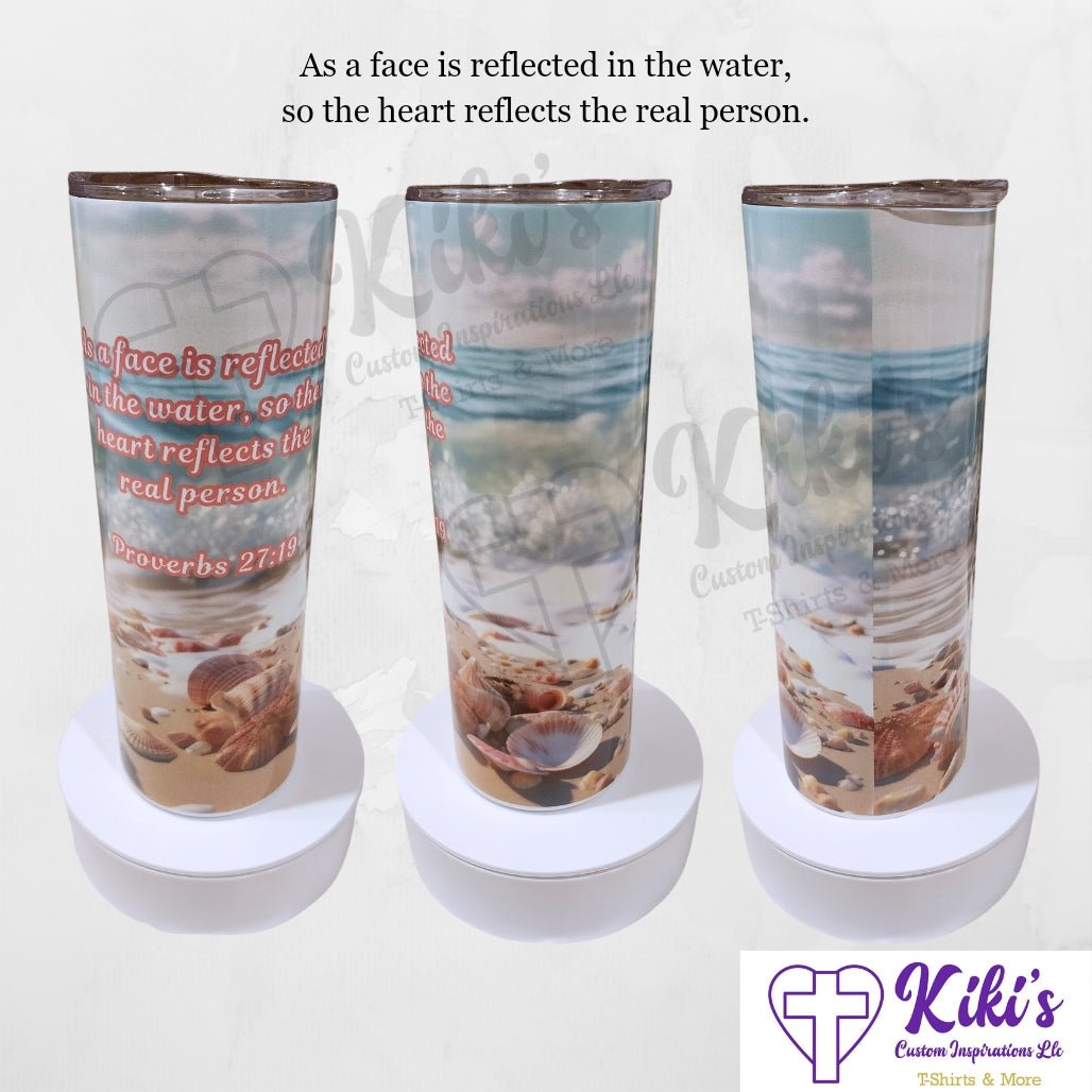 Reflection Beach Tumbler - Kiki's Custom Inspirations Drinkware