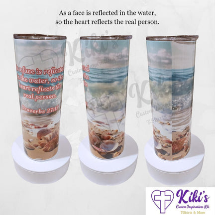 Reflection Beach Tumbler - Kiki's Custom Inspirations Drinkware