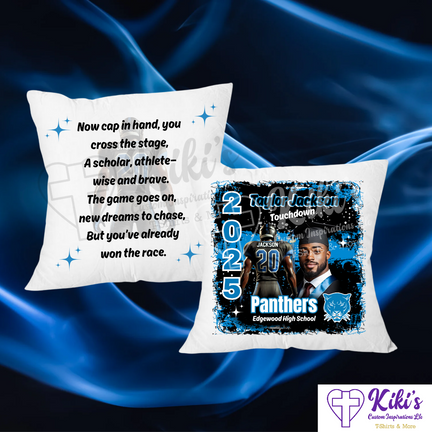 Senior Grad Pillows - 2 Sided (HS/College) - Kiki's Custom Inspirations
