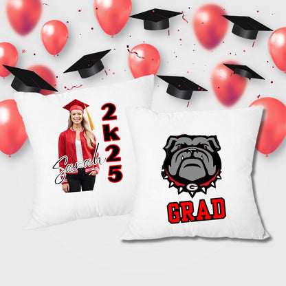 Senior Grad Pillows - 2 Sided (HS/College) - Kiki's Custom Inspirations
