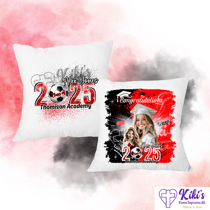 Senior Grad Pillows - 2 Sided (HS/College) - Kiki's Custom Inspirations
