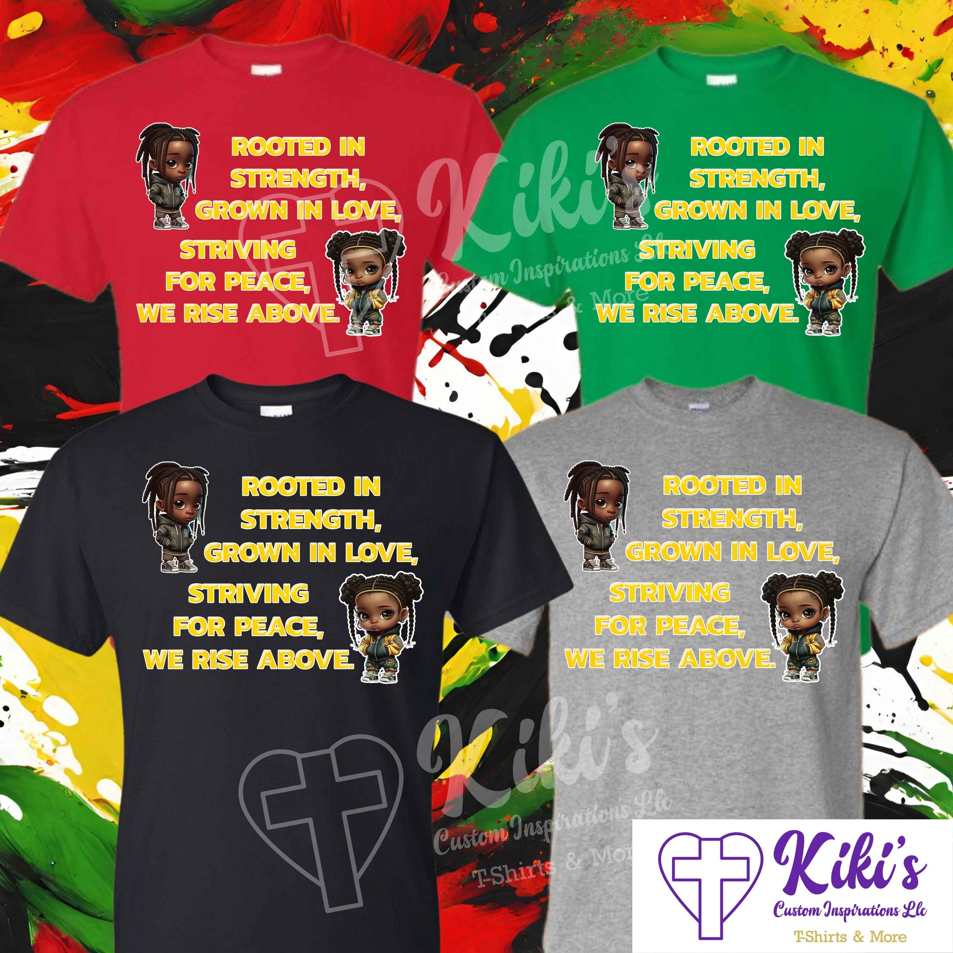 Rooted in Strength T-Shirt - Kiki's Custom Inspirations DTF T-Shirt, T-Shirt