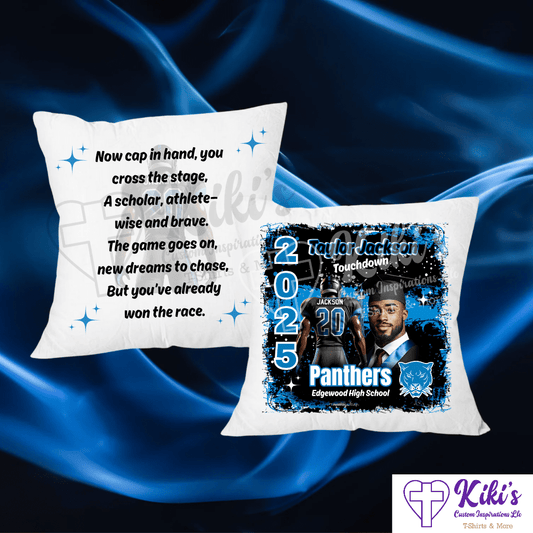 Senior Grad Pillows - 2 Sided (HS/College) - Kiki's Custom Inspirations Pillows