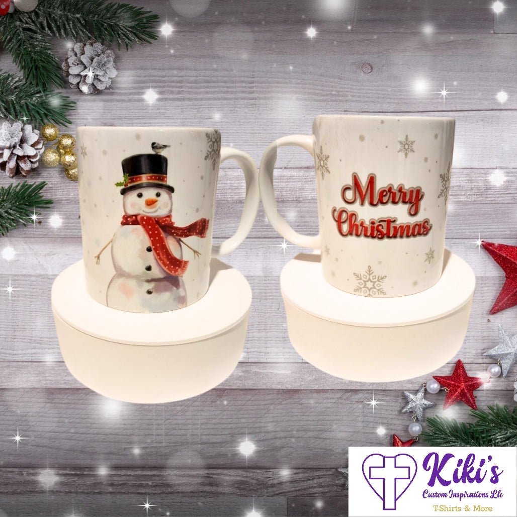 Snowman Christmas Mug - Kiki's Custom Inspirations Drinkware