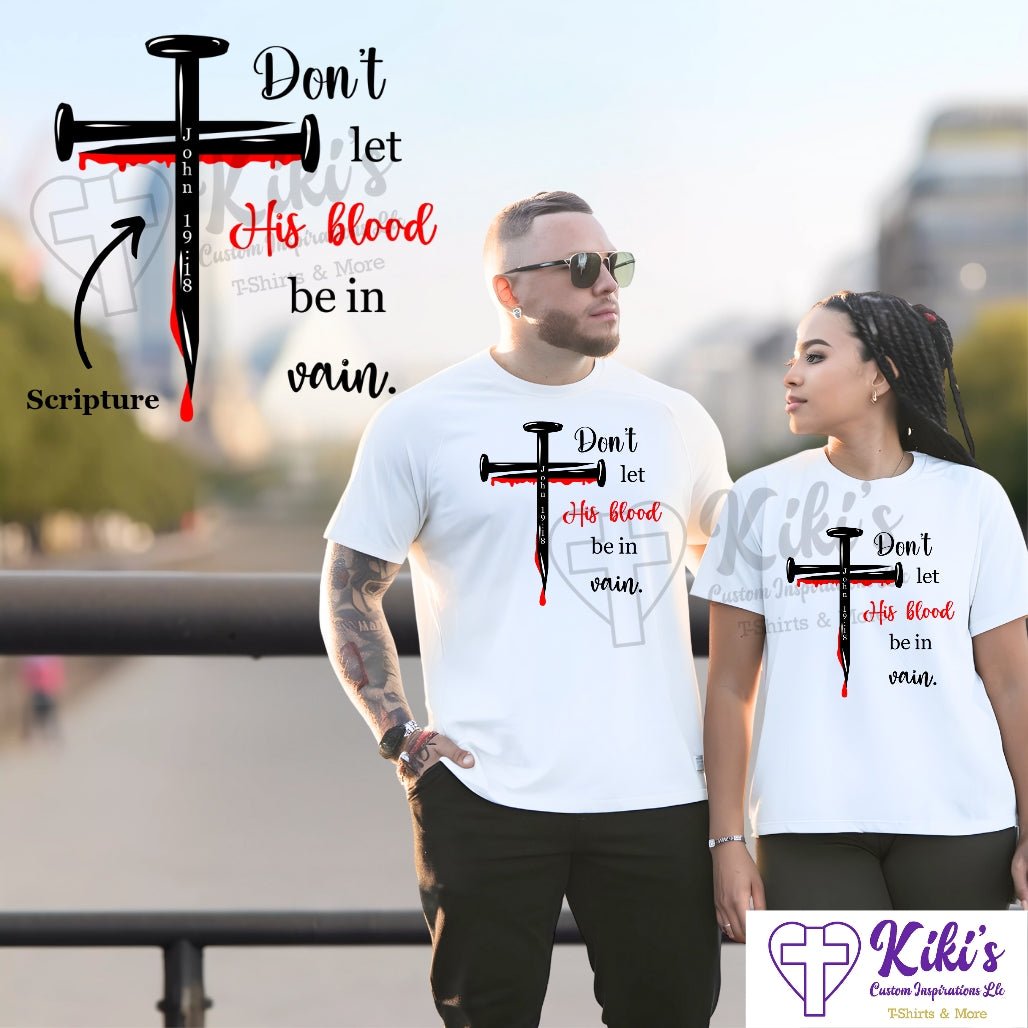 The Price Has Been Paid Christian Graphic Tee | John 19:18 Shirt - Kiki's Custom Inspirations DTF T-Shirt, T-Shirt