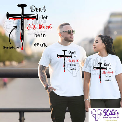 The Price Has Been Paid Christian Graphic Tee | John 19:18 Shirt - Kiki's Custom Inspirations DTF T-Shirt, T-Shirt