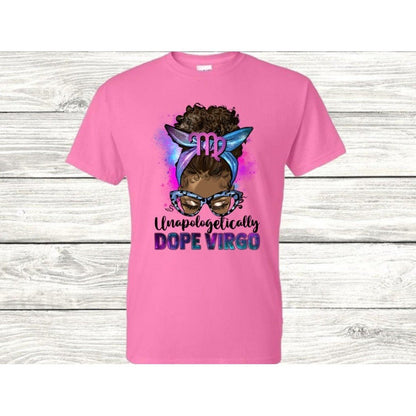 Virgos Are Dope T-Shirt - Kiki's Custom Inspirations DTF T-Shirt
