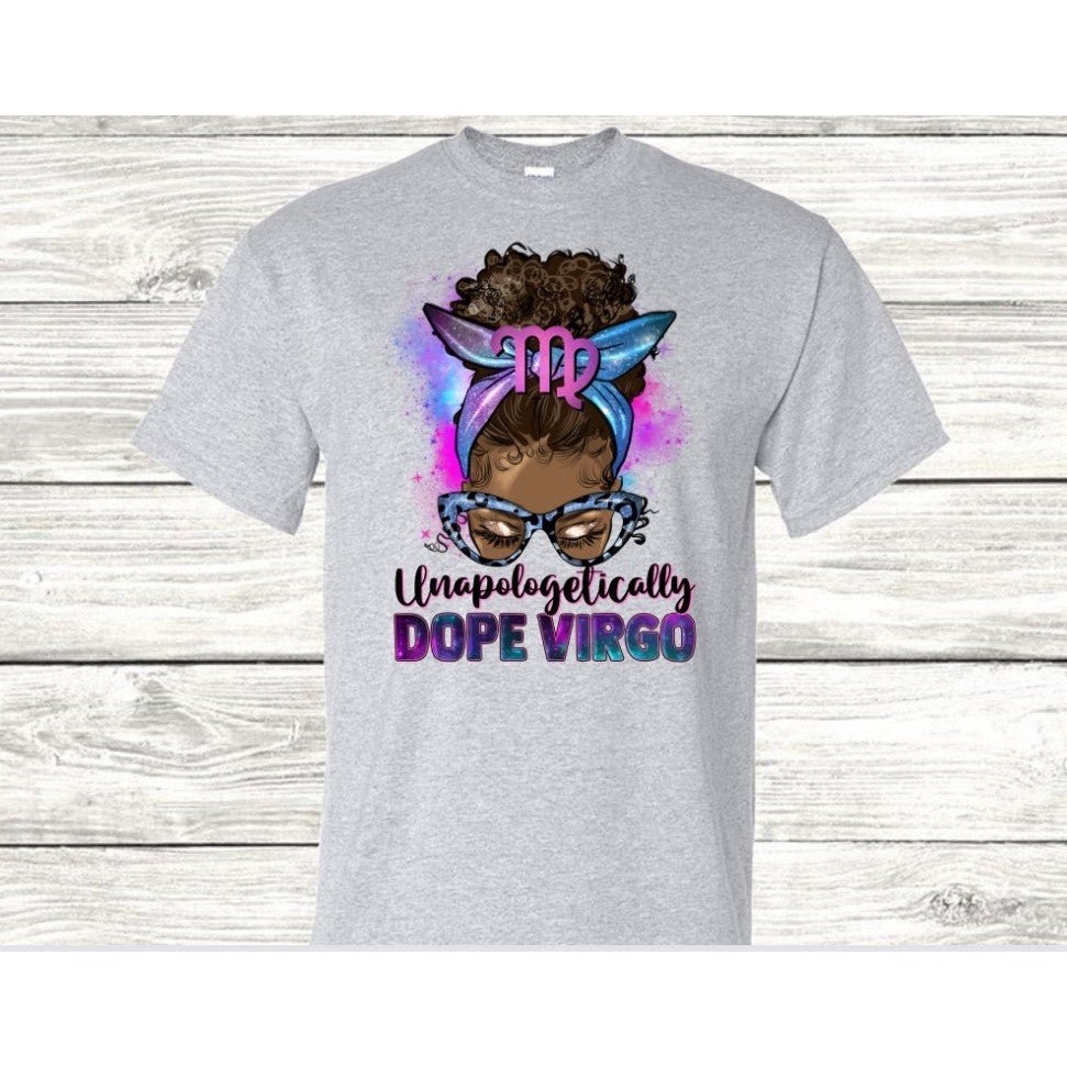 Virgos Are Dope T-Shirt - Kiki's Custom Inspirations DTF T-Shirt