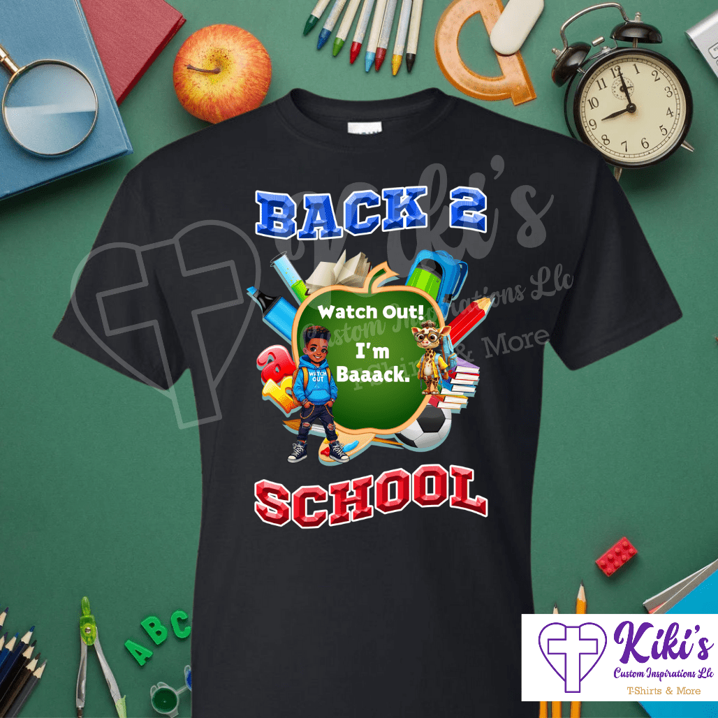 Watch Out, I'm Back Boys T-Shirt - Kiki's Custom Inspirations Kids DTF Tshirt