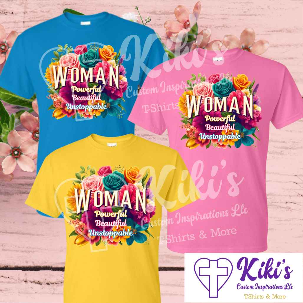Woman T-Shirt - Kiki's Custom Inspirations DTF T-Shirt